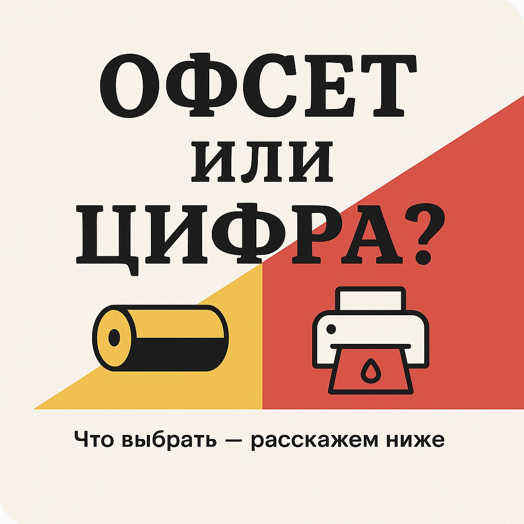 Какую печать выбрать оную или цифровую