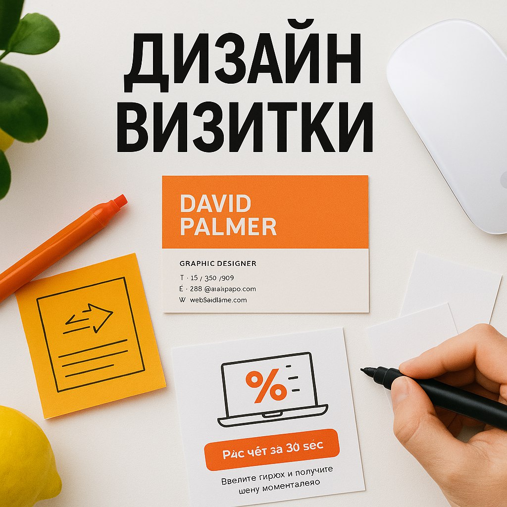 Закажи дизайн визитки